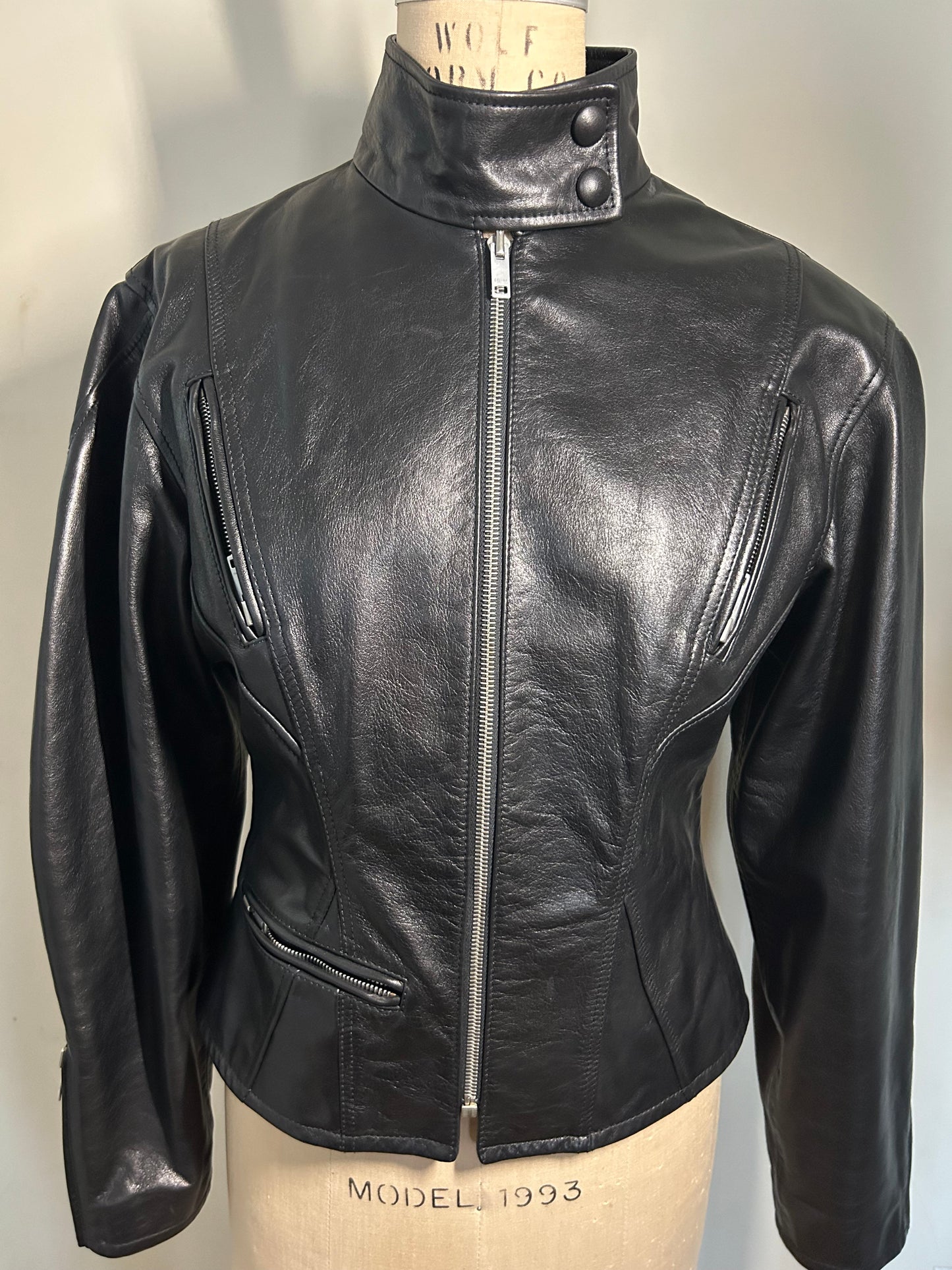 Authentic Celine leather jacket