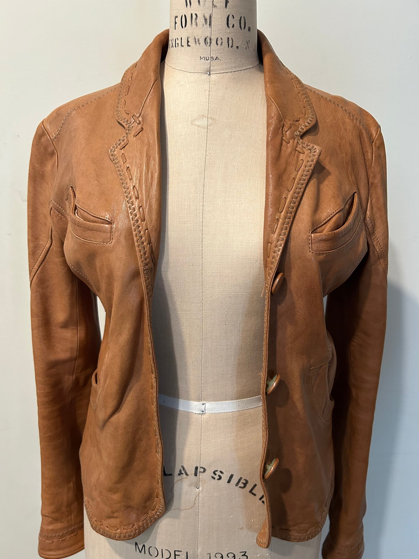 Vintage John Galliano leather jacket