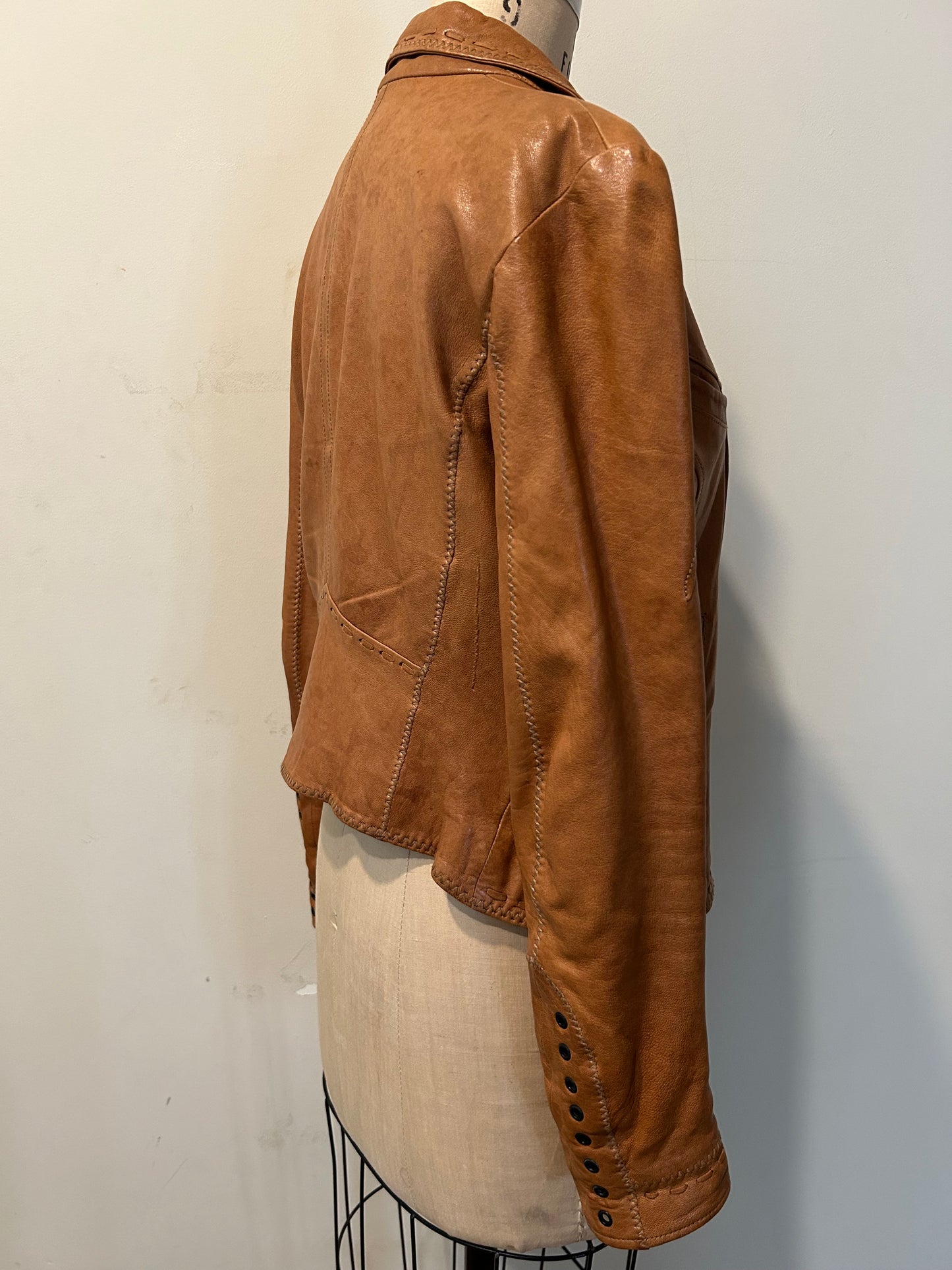 Vintage John Galliano leather jacket